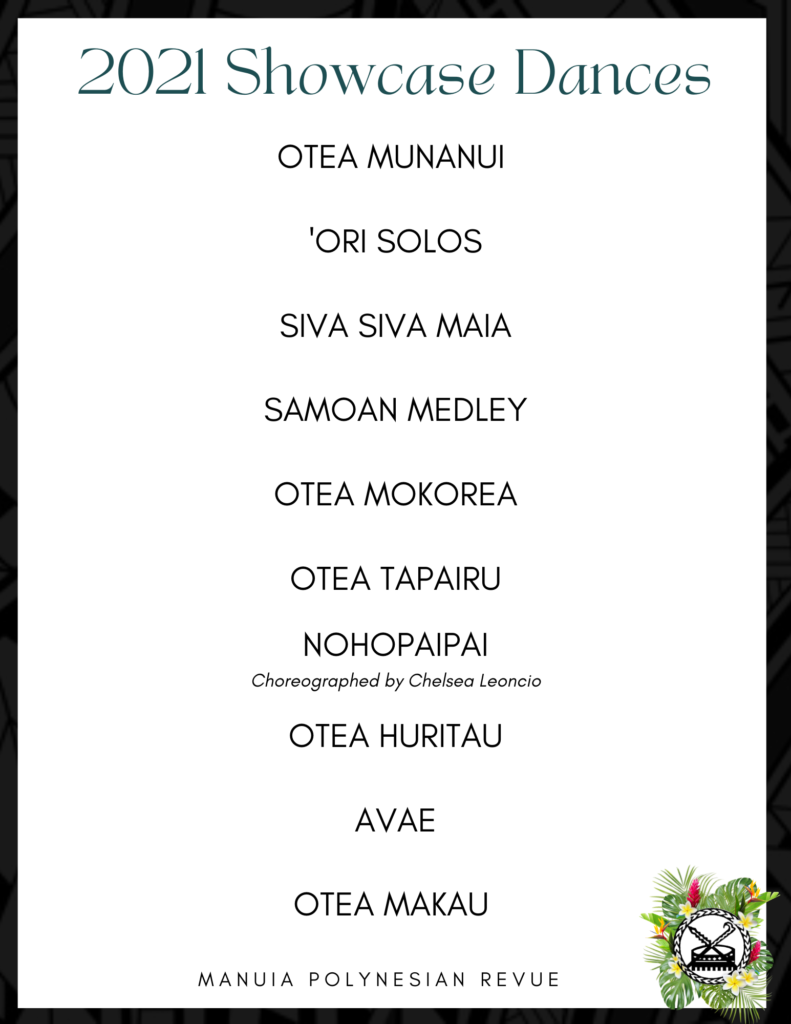 2021 Manuia Virtual Showcase - Dance Program